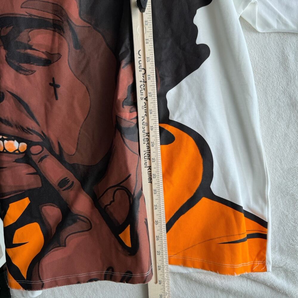 Triple Sevens Sniper Gang Kodak Black Shirt Mens XL White Graphic Streetwear Rap - Picture 7 of 7